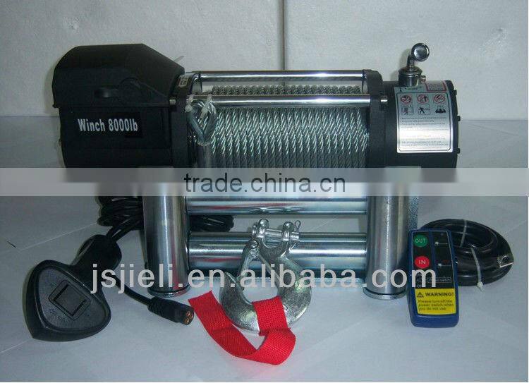 12V 8000LB Electric Winch,SUV winch,truck winch
