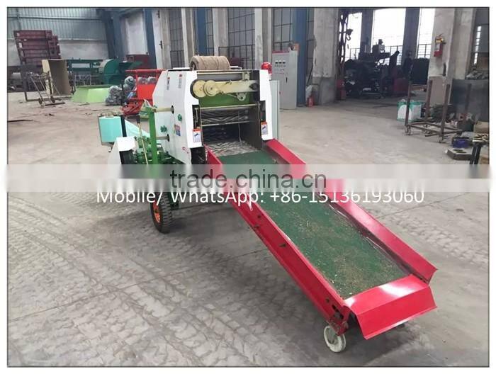 Factory supply automatic mini round grass hay baler machine for sale