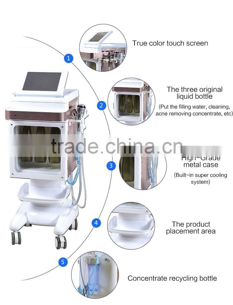 Water oxygen skin moisturizing spray jet peel skin care machine.