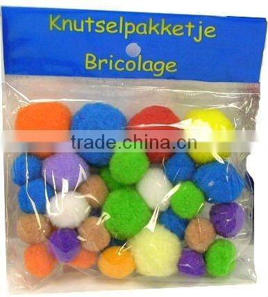 Colorful Handmade Craft Acrylic Pom