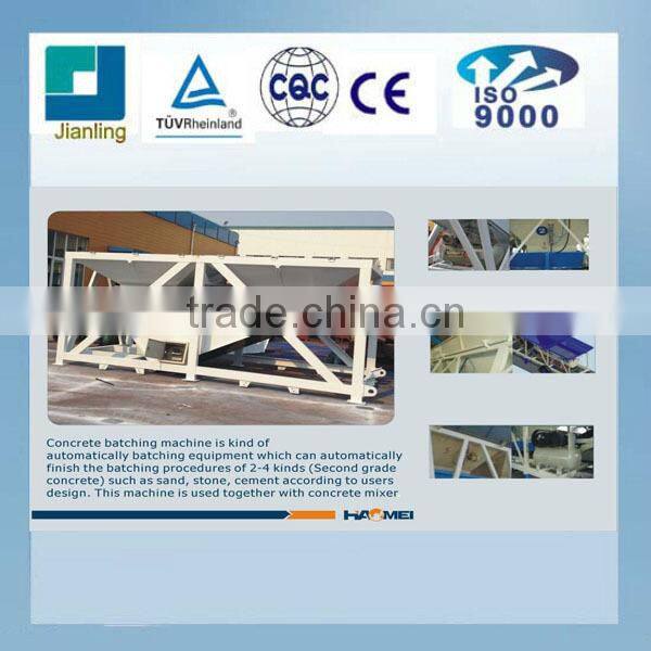 Concrete batcher, pebble batching machine, aggregate batching machine