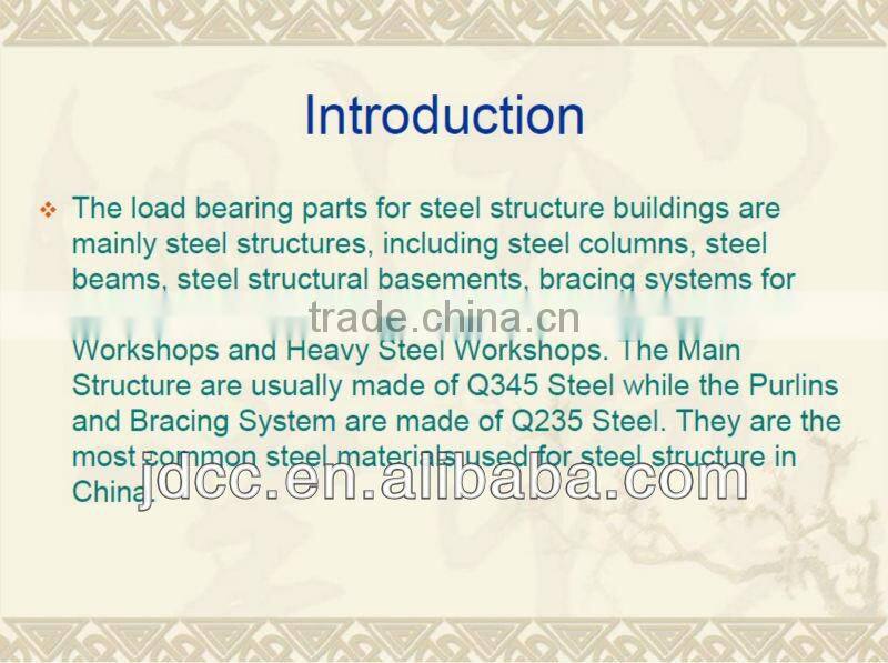 Construction design steel structure warehouse shed