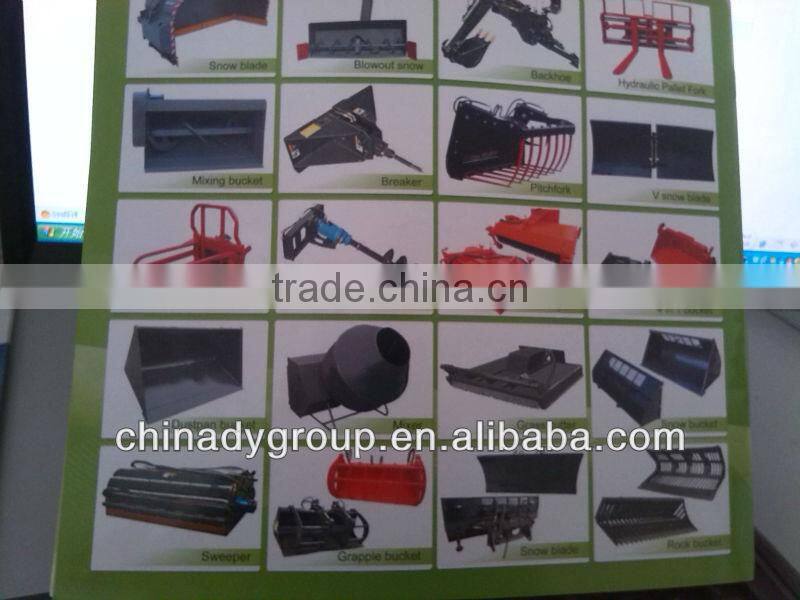 Dongye multi- function Mini Wheel Loader with CE Certified