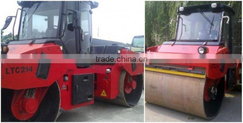 LTC214 LUTONG 14 tons Small Hydraulic Double Drum Vibratory Road Roller Compactor