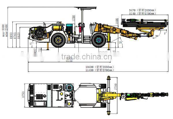KAISHAN KJ313 the most advanced truck mounted full hydraulic tunneling drilling rig