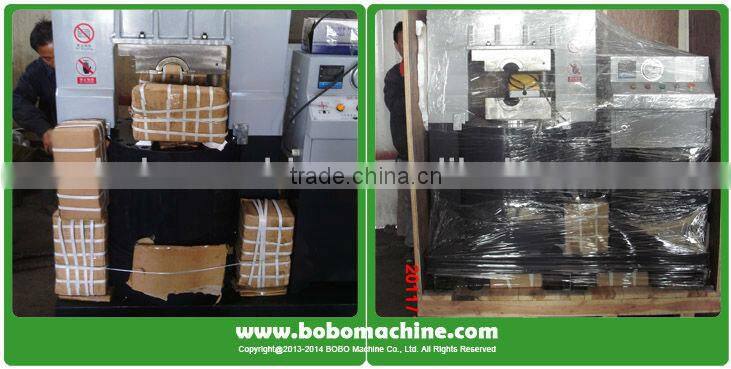 Hydraulic steel wire rope swaging machine