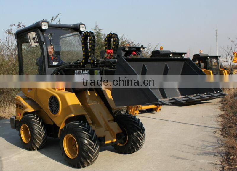 NEWLAND brand compact backhoe loader small wheel loader with CE