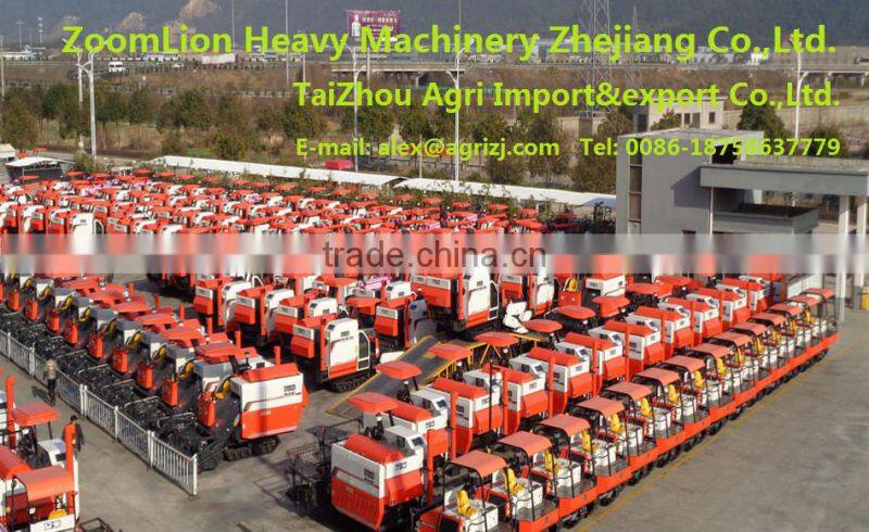 Mini agricultural machine of rice and wheat harvester