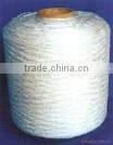 Fiberglass bulk/textured yarn for weaving fabric and lampwick