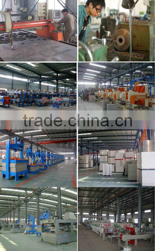 Electric motor drive mechanical small filter press for dehydration industry