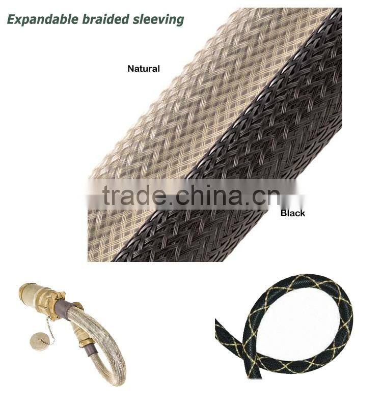 PPS monofilament yarn for expandable braided sleeving