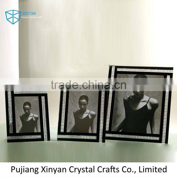 Top fashion attractive style room decoration crystal photo frame
