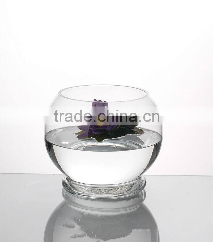 cheap clear irregular glass vase,hand made clear glass vase in high quality