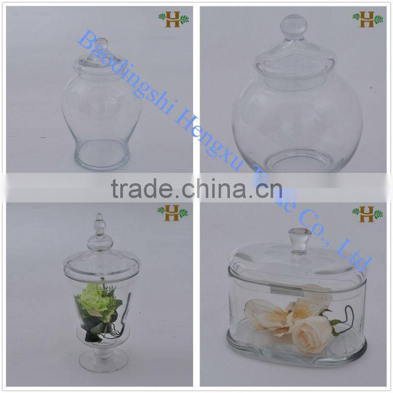 broken round glass candle holders,classic crackled glass candle holder