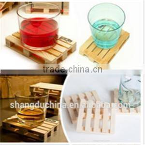 fancy laser engrave custom decor wood coaster wholesale