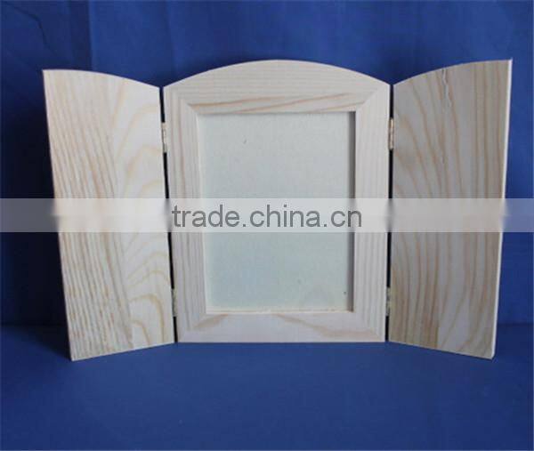 high quality unfinished custom pine wooden collage photo frames