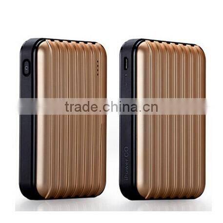 10400mah suitcase design led display dual usb output power bank portable power bank universal phones