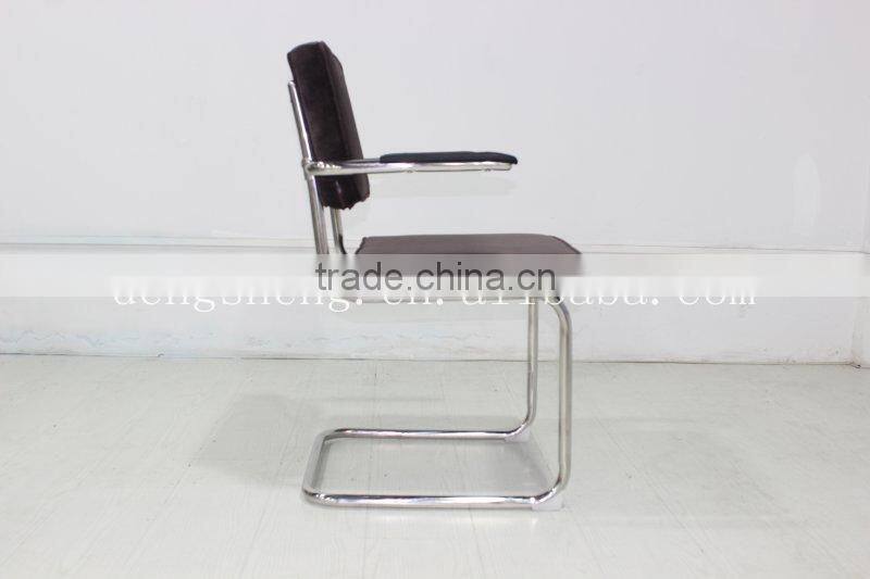 modern home furniture dining chair cheap armchairs in fabric and stainless steel BY2908A