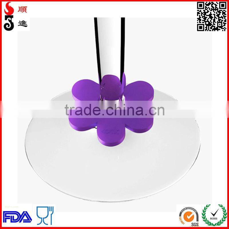 Slicone ice shot goblet glass markers for party