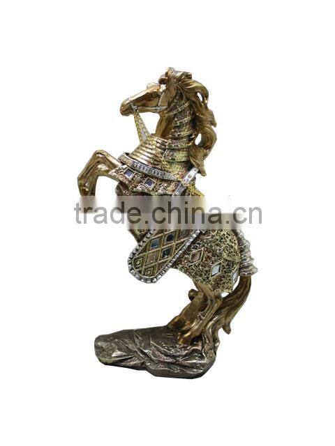 2014 new decorative resin horse sculpture