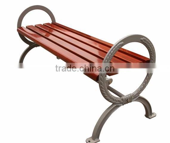 cast iron wood bench