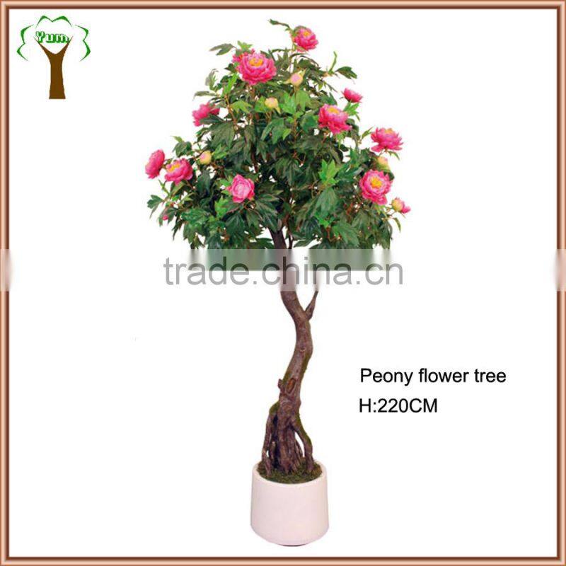 artificial peony flowering tree