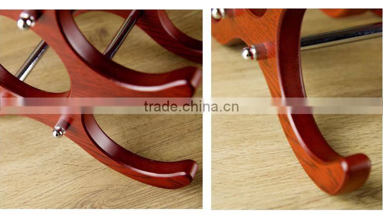 2015 package nice wooden wine display shelf