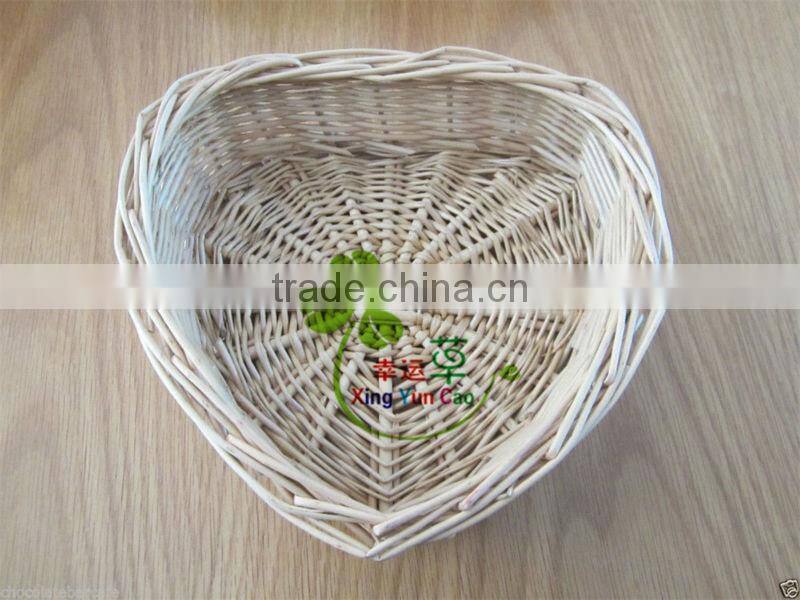 heart wicker storage fruit baskets empty fruit basket