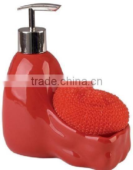 plastic pump ceramic soap dispenser