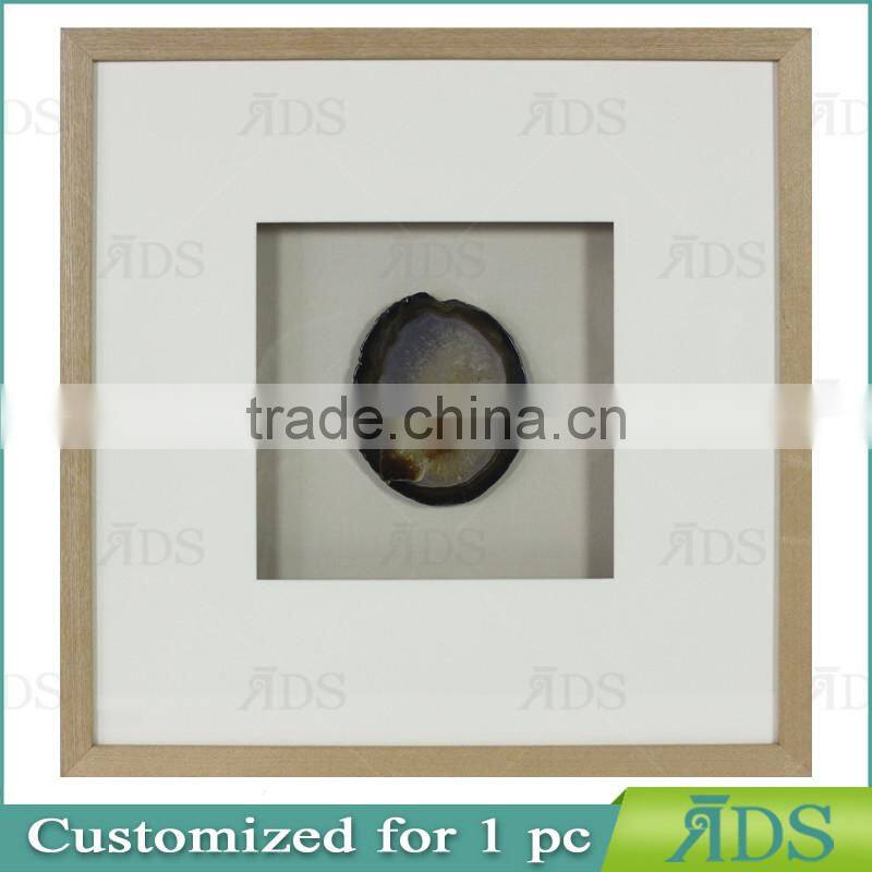 Natural Agate Shadow Box Frames Wholesale for Home Decoration