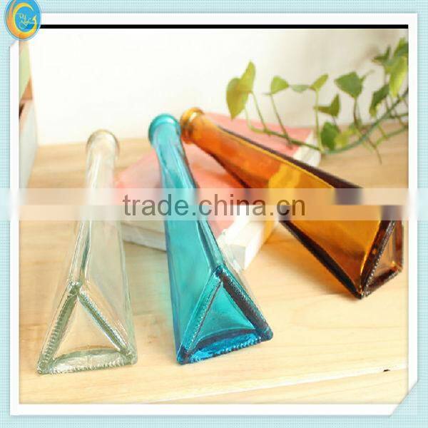 blue colored glass vases wholesale
