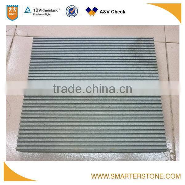 Honed finished tropic black basalt outdoor tiles for driveway