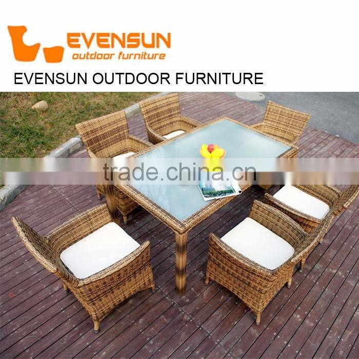 weatherproof and fireproof rattan royal garden poly rattan furniture