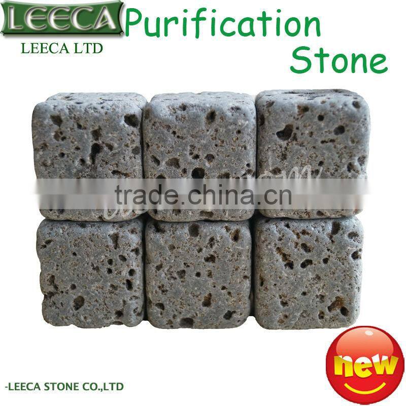Natural purifying stone for aquarium tank