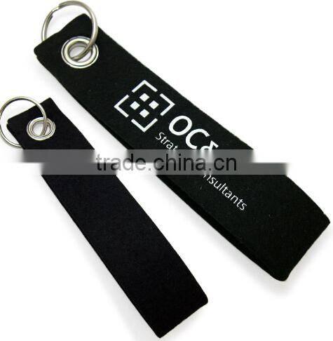 New hot sale 2017 innovative logo decor design key ring product promotional gift craft felt tape measure keychain made in China