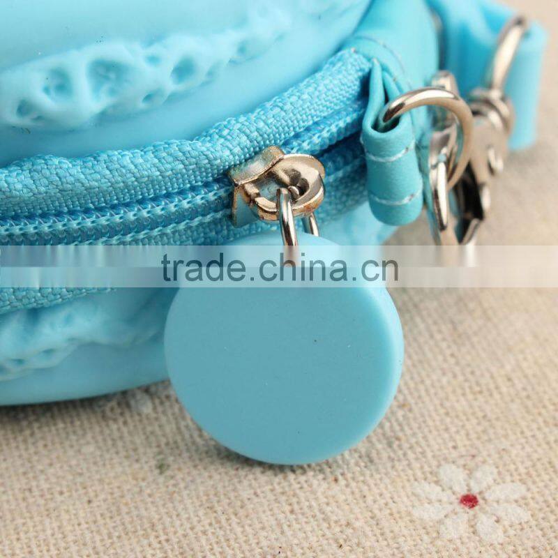 2015silicone Macaron wallet Hot-selling fashionable silicone money pouch and silicon wallet