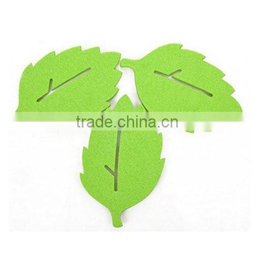 Novelty Design Perfect Kitchen Decoration Colorful Lovely Shape High Quality Felt Coasters