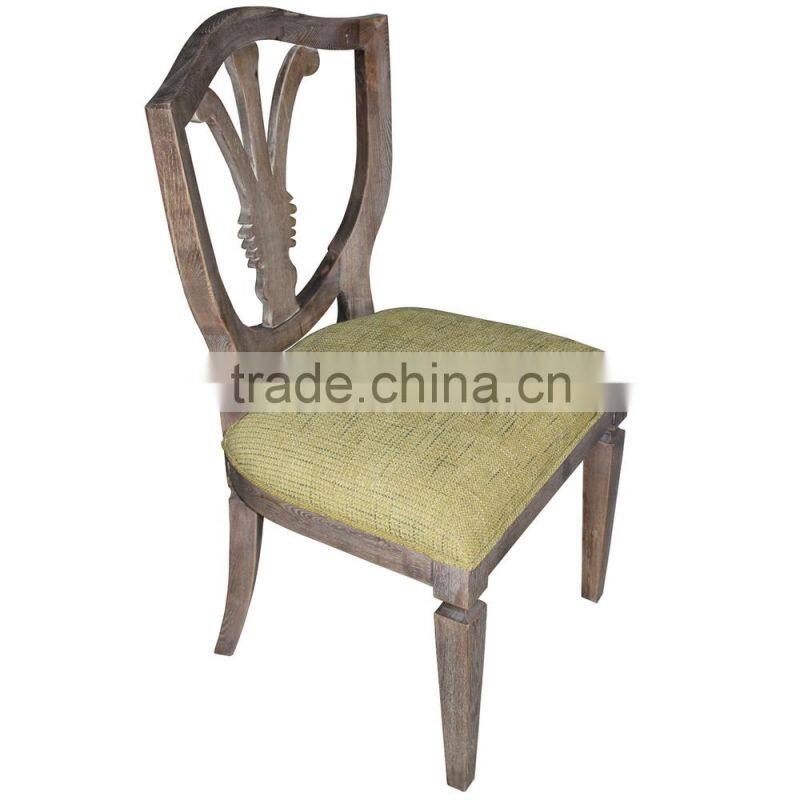 Luxury French Style Bedroom Beside Table Solid Ash Wood Nightstand For Hotel