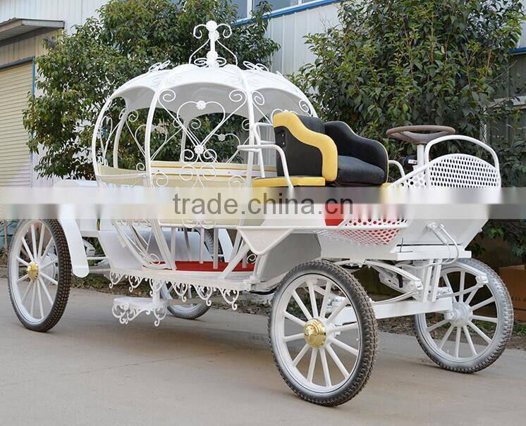 European style pumpkin princess carriage scenic spot exhibition hall, photography props wedding electric carriage(BG11-M097)