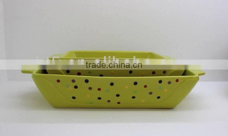 2013 new large ceramic pans and bakeware