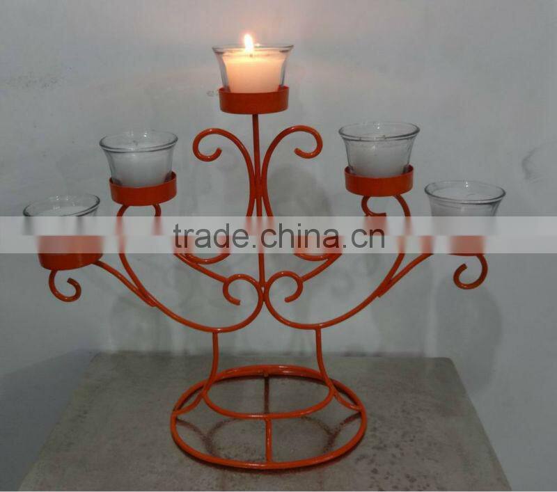 Iron Candle Holder