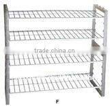 4 tier stackable shoe rack