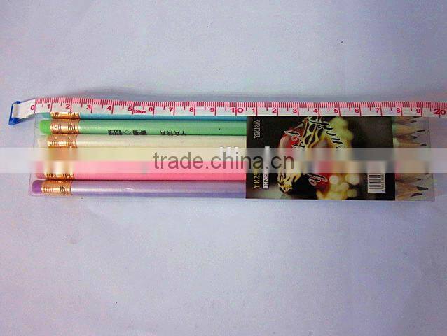 HB Graphite wood pencil with eraser