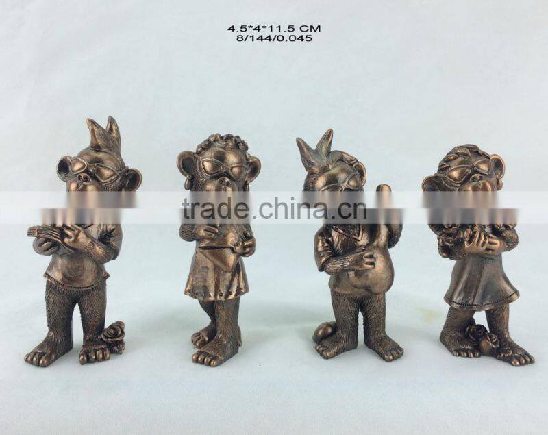 New design polyresin monkey for 2016 russia new year