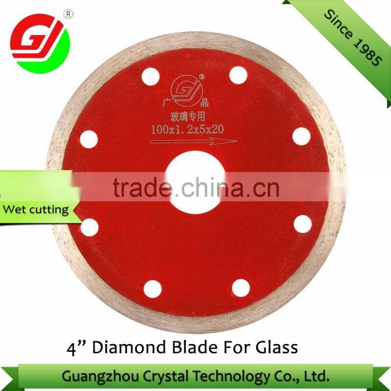 4 " Circular Glass Blade Professional for Glass Cutting Diamond Blade