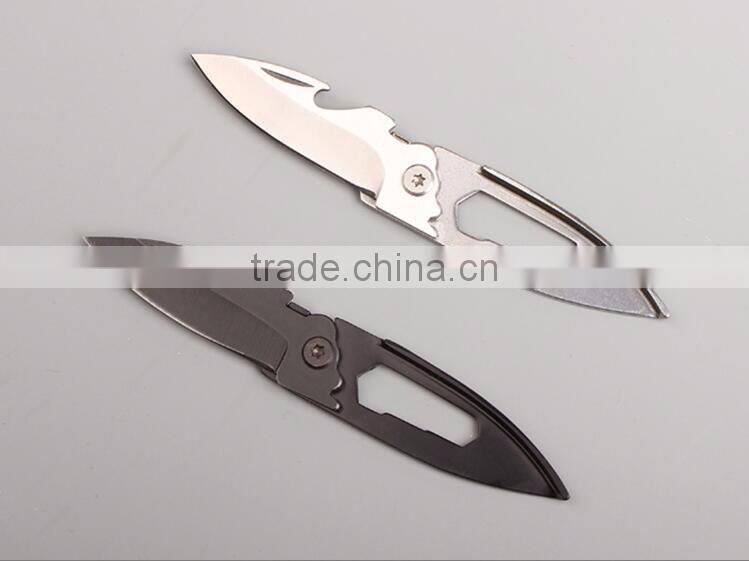 QJT-K02 Hot Sale Keychain Design Camping Knife Multi Function Outdoor Knife