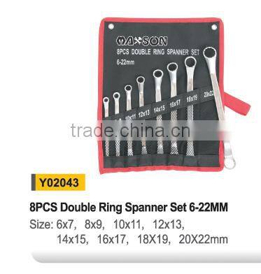 Y02031 8PCS 6-22MM combination spanner set