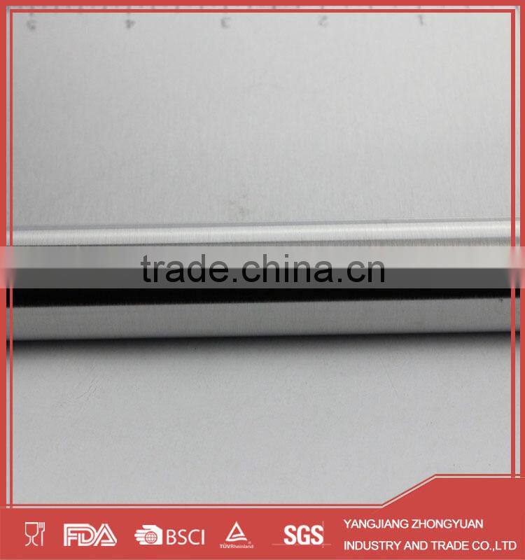 Non-stick stainless steel dough scraper with scale