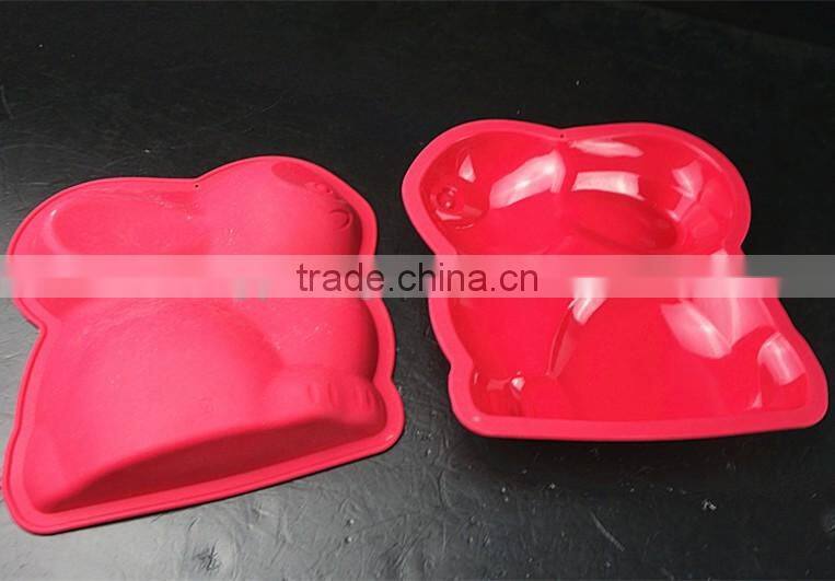 11040 Easter Rabbit shaped silicone chocolate mould and mold