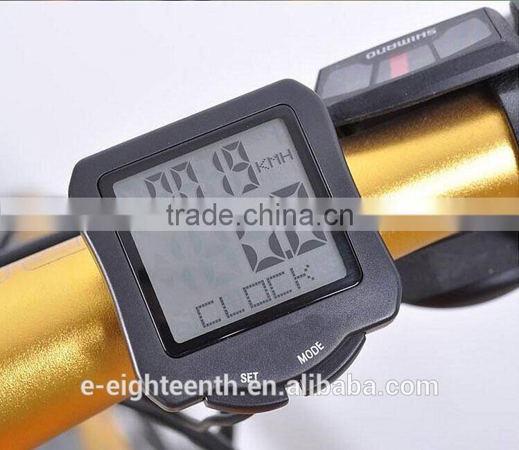 2016 new hot Cycling Bike Bicycle Computer Odometer Speedometer 30 functions Backlight Black 570